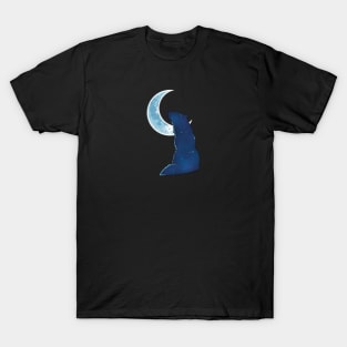 Crescent Moon Wolf T-Shirt